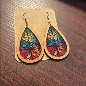 Colorful Teardrop Earrings